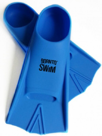 Palmes de natation junior BornToSwim Junior Short Fins Blue