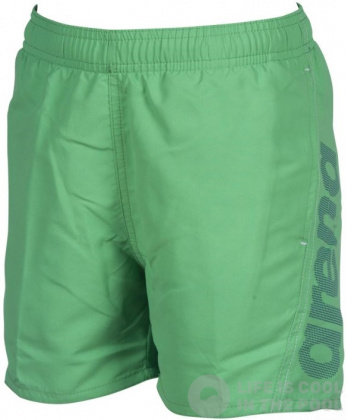 Shorts de bain garçon Arena Fundamentals Arena Logo Boxer Junior Golf Green/Royal/White