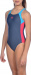 Maillots de bain fille Arena Ren One Piece Junior Shark/Turquoise/Freak Rose