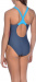 Maillots de bain fille Arena Ren One Piece Junior Shark/Turquoise/Freak Rose