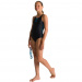 Maillots de bain fille Arena Basics Swim Pro Back One Piece Junior Black/Turquoise