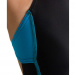 Maillots de bain fille Arena Basics Swim Pro Back One Piece Junior Black/Turquoise