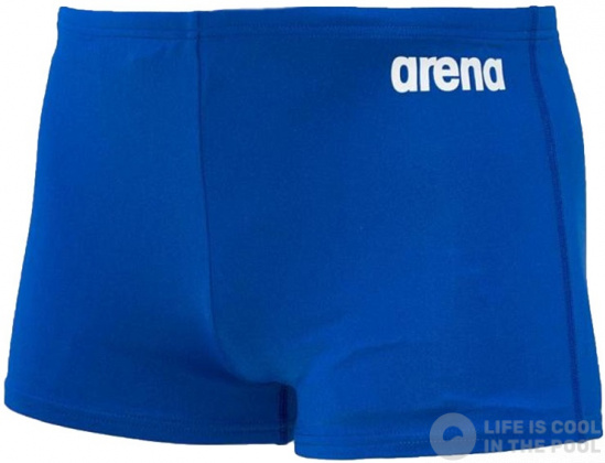 Maillots de bain garcon Arena Solid Short Junior Royal/White