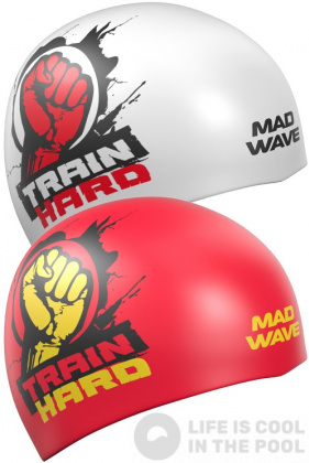 Bonnet de bain Mad Wave Train Hard Reversible Swim Cap