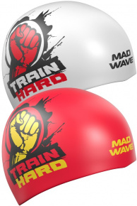 Bonnet de bain Mad Wave Train Hard Reversible Swim Cap