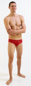 Maillots de bain homme Finis Brief Solid Red