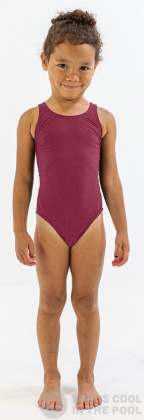 Maillots de bain fille Finis Youth Bladeback Solid Cabernet