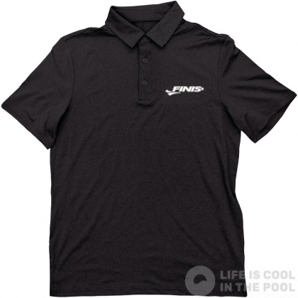 T-shirt Finis Coaches Polo Unisex Black