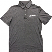 T-shirt Finis Coaches Polo Unisex Charcoal