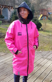 Parka de natation BornToSwim Gen-X Parka Pink/Black