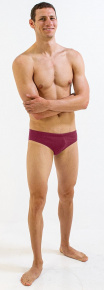 Maillots de bain homme Finis Brief Solid Cabernet