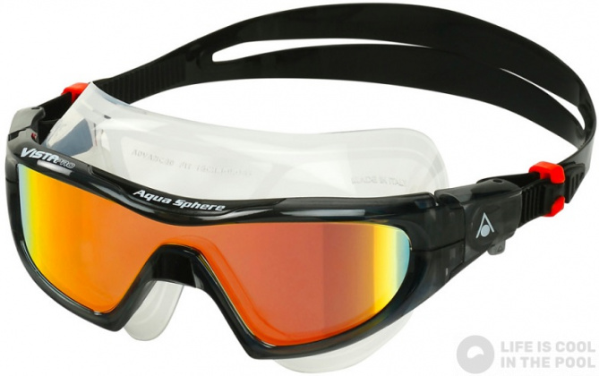 Lunettes de natation Aqua Sphere Vista Pro Titan Mirror