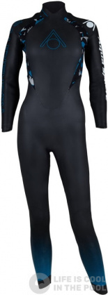 Combinaisons femme Aqua Sphere Aquaskin Fullsuit V3 Women Black/Blue