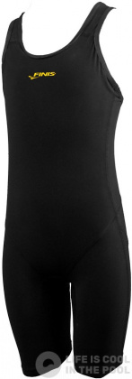 Maillots de bain femme Finis Fuse Open Back Kneeskin Junior Black