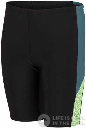 Maillots de bain garcon Speedo Dive Jammer Boy Black/Swell Green/Zest Green