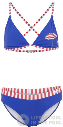 Maillots de bain fille Aquafeel Parasole Bikini Girls Blue/Red