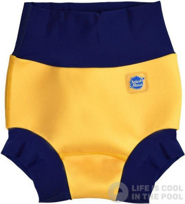 Maillots de bain bebe Splash About New Happy Nappy Yellow/Navy