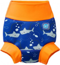 Maillots de bain bebe Splash About New Happy Nappy Shark Orange