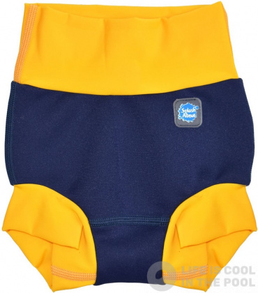 Maillots de bain bebe Splash About New Happy Nappy Navy/Yellow