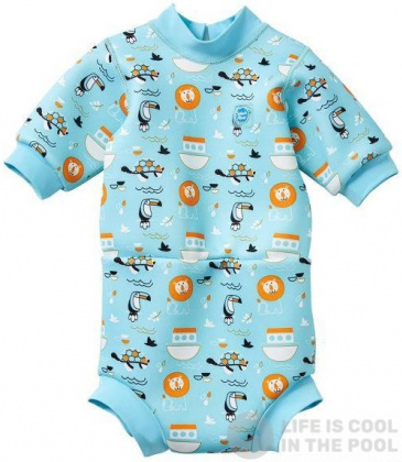 Maillots de bain bebe Splash About Happy Nappy Wetsuit Noah's Ark