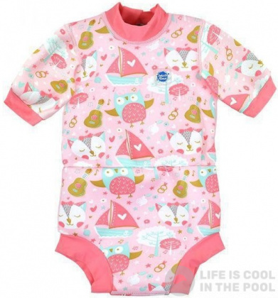 Maillots de bain bebe Splash About Happy Nappy Wetsuit Owl and The Pussycat