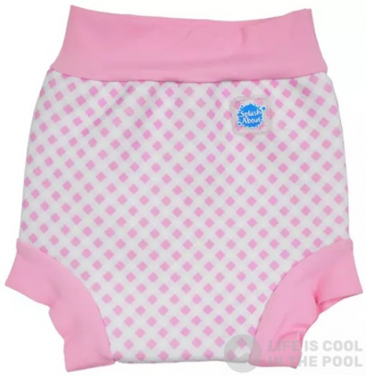 Maillots de bain bebe Splash About Happy Nappy Pink Cube