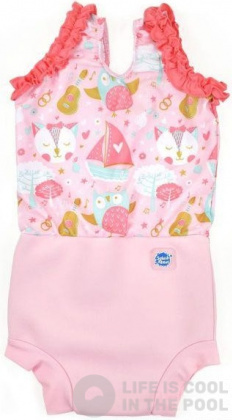 Maillots de bain bebe Splash About Happy Nappy Costume Owl & Pussycat