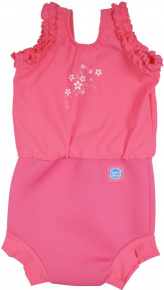 Maillots de bain bebe Splash About Happy Nappy Costume Pink Blossom