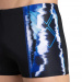 Maillots de bain homme Arena Infinite Stripe Short Black/Neon Blue/Multi