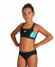 Maillots de bain fille Arena Thrice Two Pieces Junior Black/Martinica/White