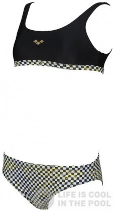 Maillots de bain fille Arena Meryl Top Two Pieces Junior Black/Multi