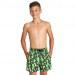 Shorts de bain garçon Arena Fundamentals Allover Boxer Junior Soft Green/Multi