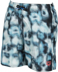 Shorts de bain garçon Arena Fundamentals Allover Boxer Junior Black/Multi