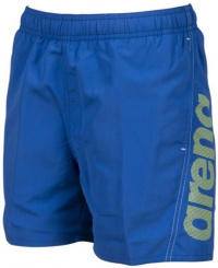 Shorts de bain garçon Arena Fundamentals Arena Logo Boxer Junior Royal/Soft Green/White