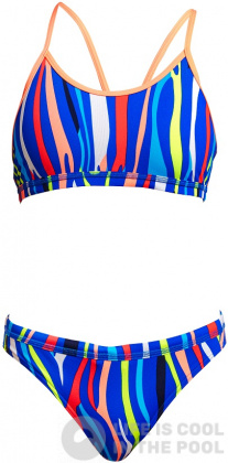 Maillots de bain fille Funkita Raw Hide Racerback Two Piece Girls