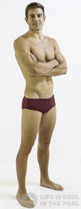 Maillots de bain homme Finis Aquashort Solid Cabernet