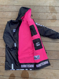 Parka de natation BornToSwim Gen-X Parka Black/Pink