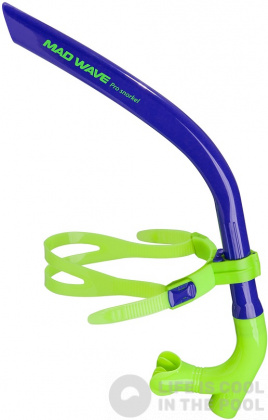 Tuba frontal Mad Wave Pro Snorkel Navy