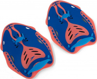 Plaquettes de natation Speedo Power Paddle Blue Flame/Fluro Tangerine/Pool Blue