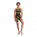 Maillots de bain fille Speedo Fastskin Endurance+ Openback Kneeskin Girl Black/Atomic Lime/Salso