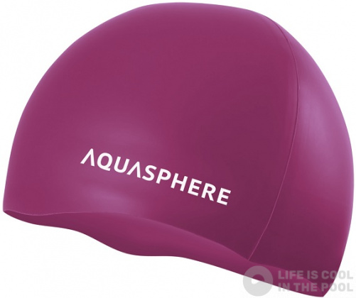 Bonnet de bain Aqua Sphere Plain Silicone Cap