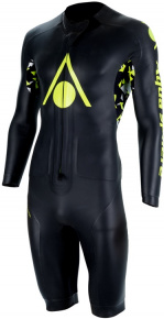 Combinaisons homme Aqua Sphere Aquaskin Swim-Run Limitless V2 Shorty Men Black/Bright Green