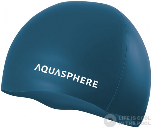 Bonnet de bain Aqua Sphere Plain Silicone Cap