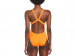 Maillots de bain femme Nike Hydrastrong Solid Fastback One Piece Bright Citrus