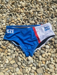 Maillots de bain homme BornToSwim CZE Brief Blue/White