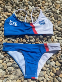 Maillot de bain deux pièces pour femmes BornToSwim CZE Bikini Blue