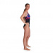 Maillots de bain femme Speedo Placement Digital Powerback Black/Phoenix Red/Blue Flame/Ultraviolet