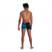 Maillots de bain homme Speedo Allover V-Cut Aquashort Black/Pool