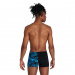 Maillots de bain homme Speedo Allover V-Cut Aquashort Black/Pool