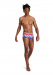 Maillots de bain homme Speedo Rainbow Wave 17cm Club Training Allover Brief Magenta/Fluro Pink/Ultraviolet/Pool